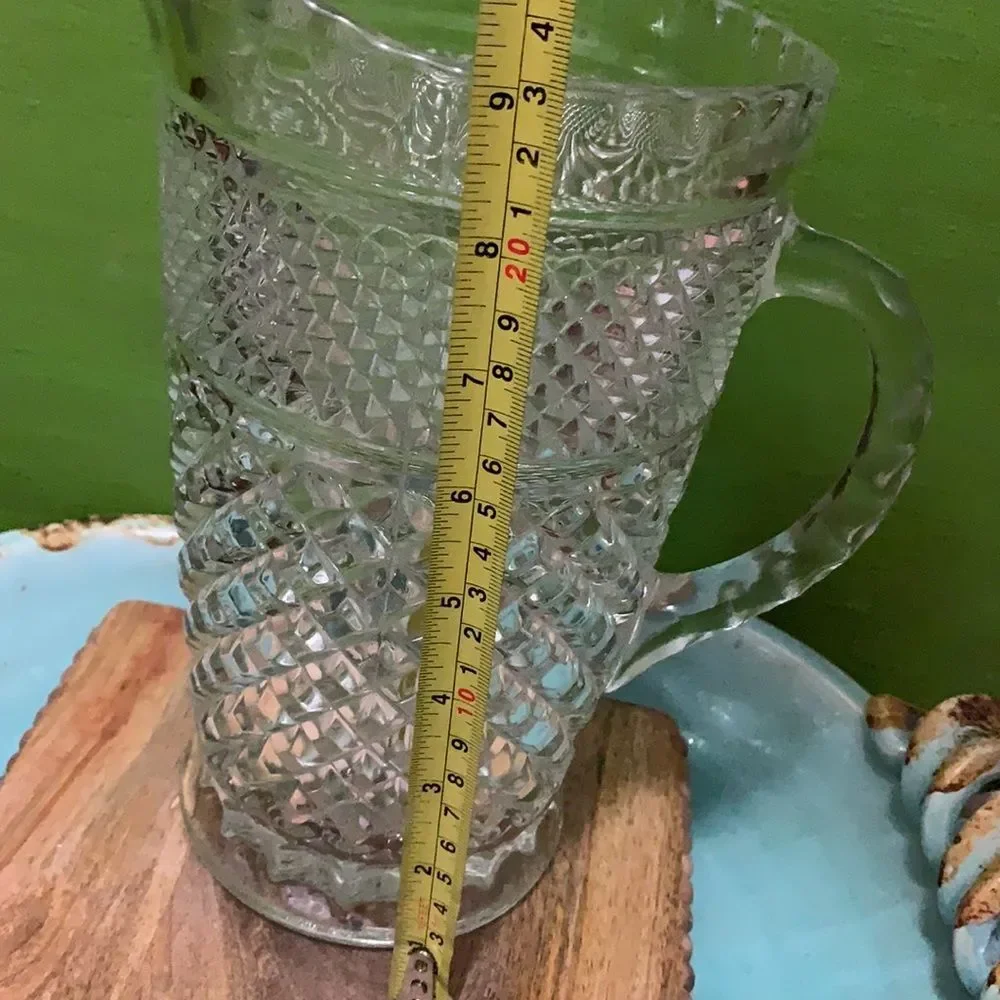 Vintage Anchor Hocking Wexford Clear Glass Pitcher